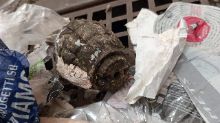 Ostra – Ritrovamento di una granata inesplosa tra i rifiuti, poi fatta brillare in luogo sicuro